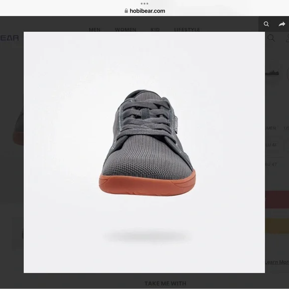 Hobibear Bugle Barefoot Shoes
Zero Drop Barefoot Shoe size 39 - Picture 3 of 7